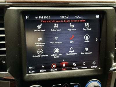 2018 RAM 1500 Laramie Crew Cab 4x4 5'7" Box