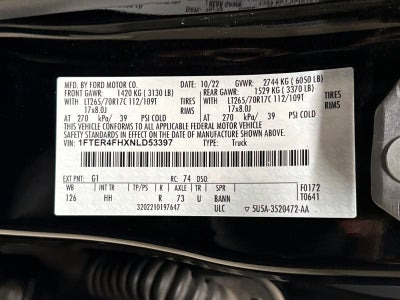 2022 Ford Ranger LARIAT