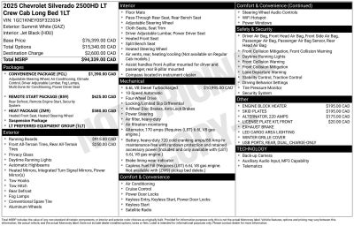 2025 Chevrolet Silverado 2500 HD LT