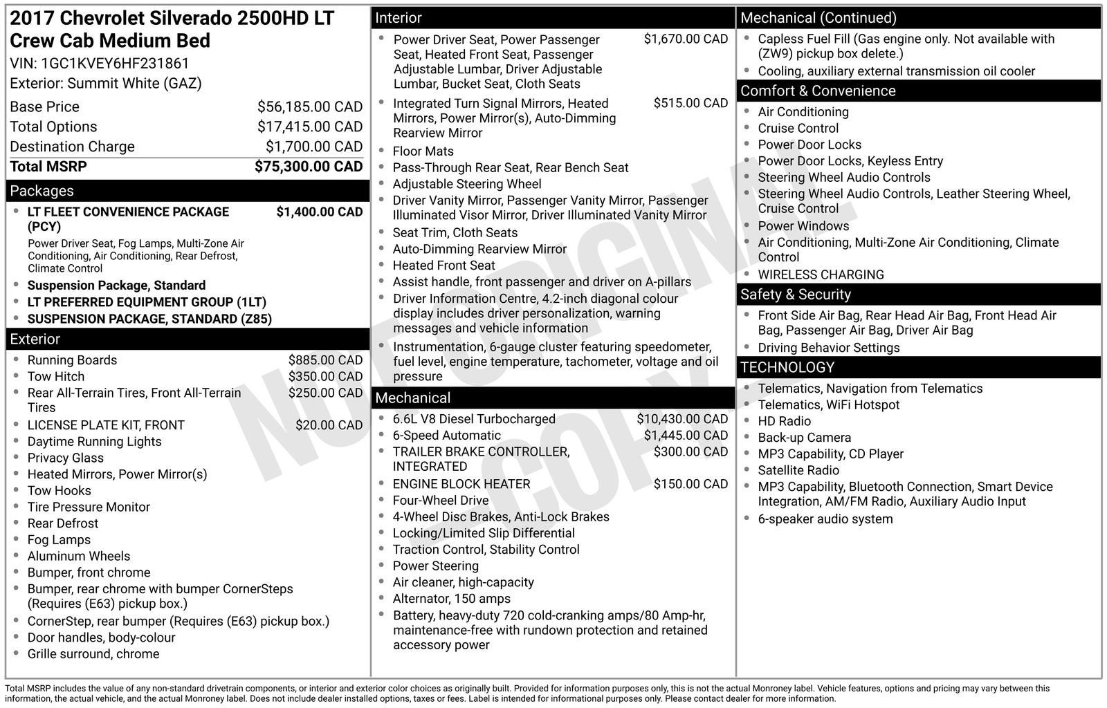2017 Chevrolet Silverado 2500 HD LT