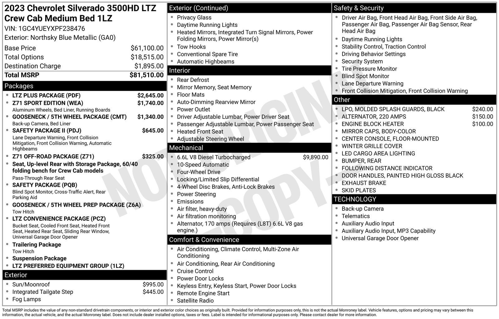 2023 Chevrolet Silverado 3500 HD LTZ