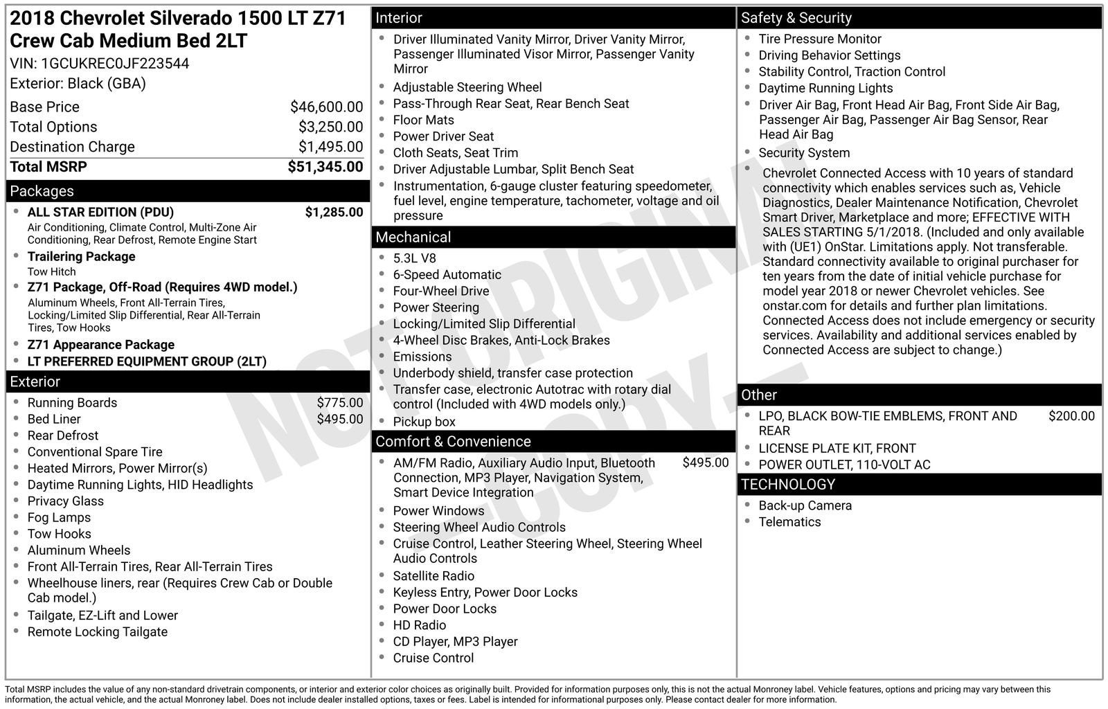 2018 Chevrolet Silverado 1500 LT