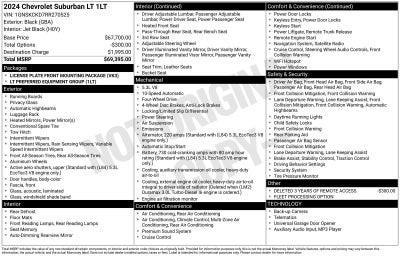 2024 Chevrolet Suburban LT