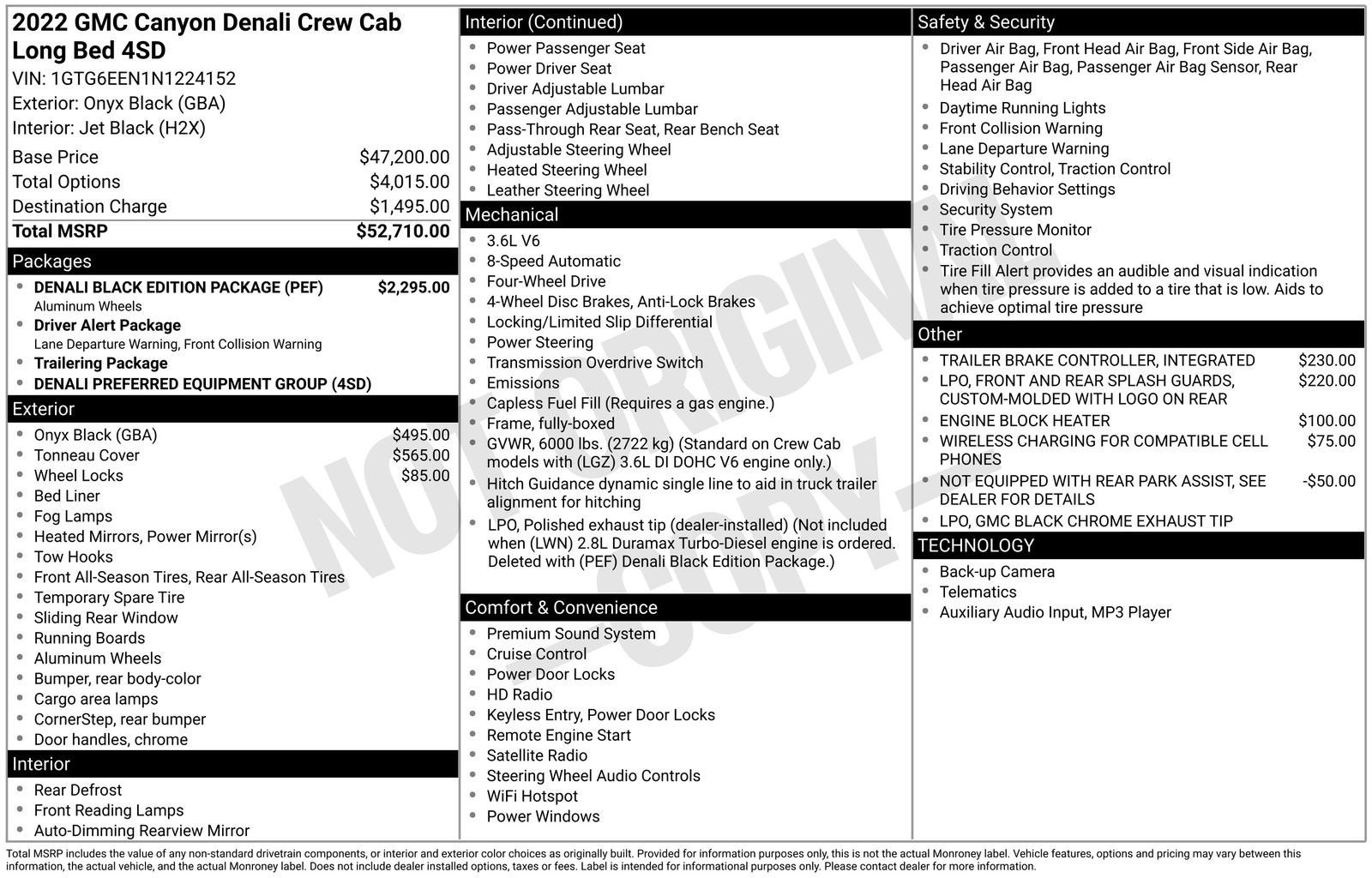 2022 GMC Canyon 4WD Denali