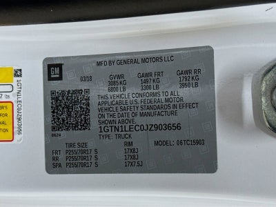 2018 GMC Sierra 1500 2WD Reg Cab 133.0"