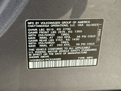 2023 Volkswagen Atlas 3.6L V6 SE w/Technology