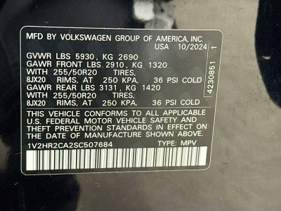 2025 Volkswagen Atlas 2.0T SE w/Technology