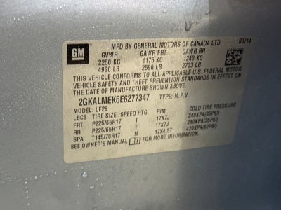 2014 GMC Terrain SLE