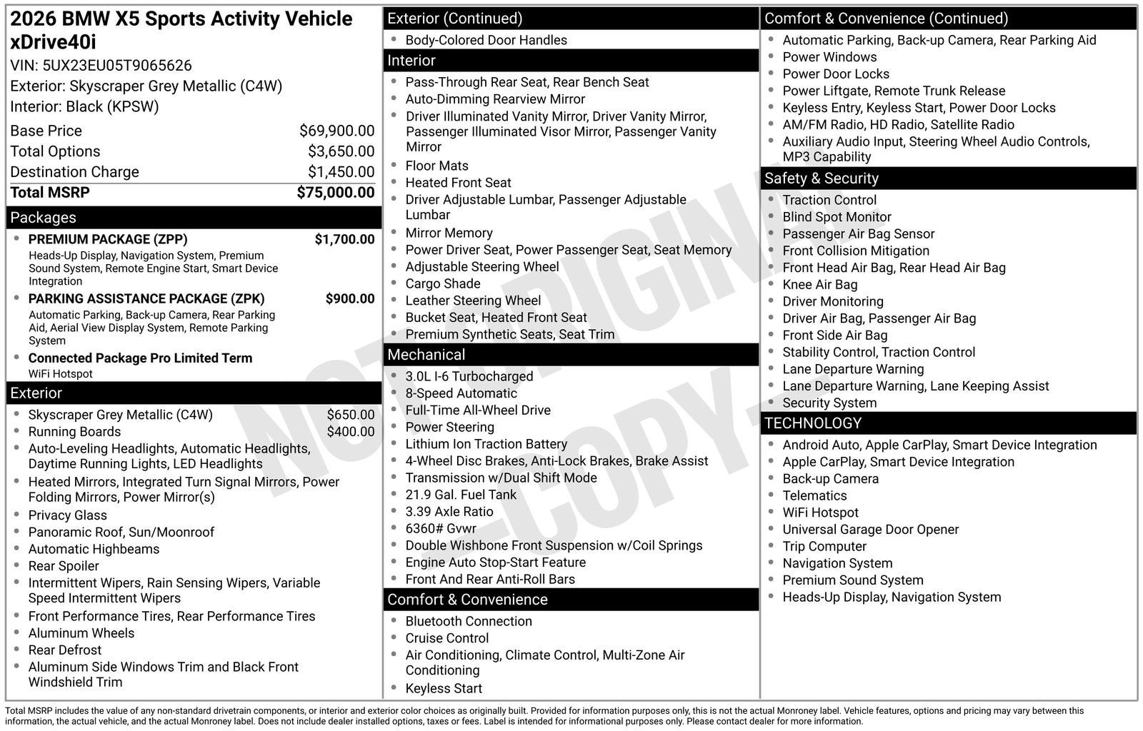 2026 BMW X5 xDrive40i