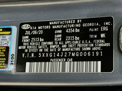 2021 Kia K5 LXS