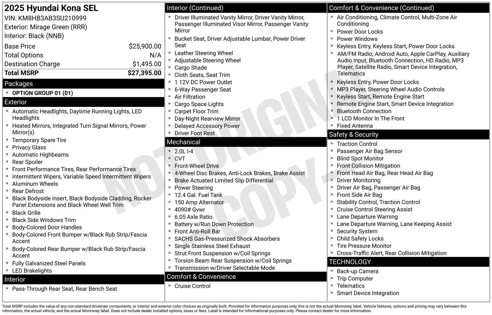2025 Hyundai Kona SEL