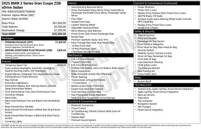 2025 BMW 2 Series 228 xDrive