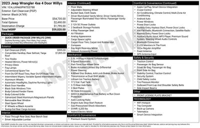 2023 Jeep Wrangler Willys 4xe