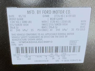 2018 Ford Explorer XLT