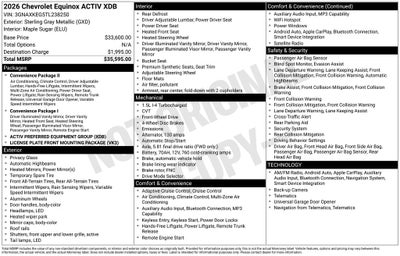 2026 Chevrolet Equinox ACTIV