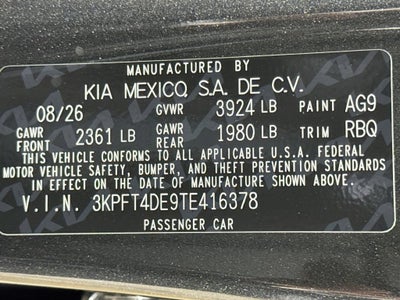 2026 Kia K4 LXS
