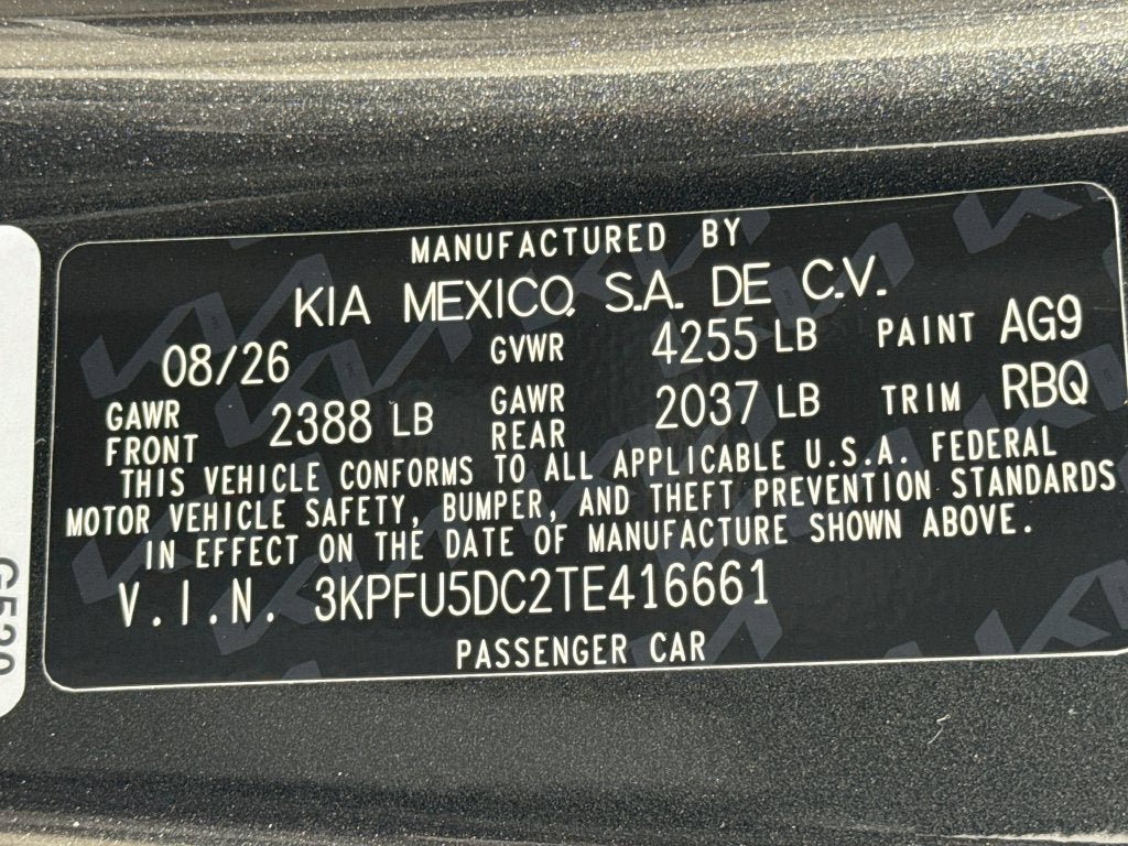 2026 Kia K4 GT-Line Turbo
