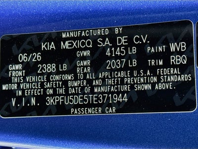 2026 Kia K4 GT-Line