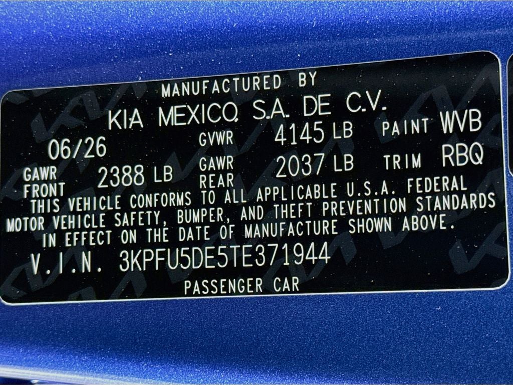 2026 Kia K4 GT-Line