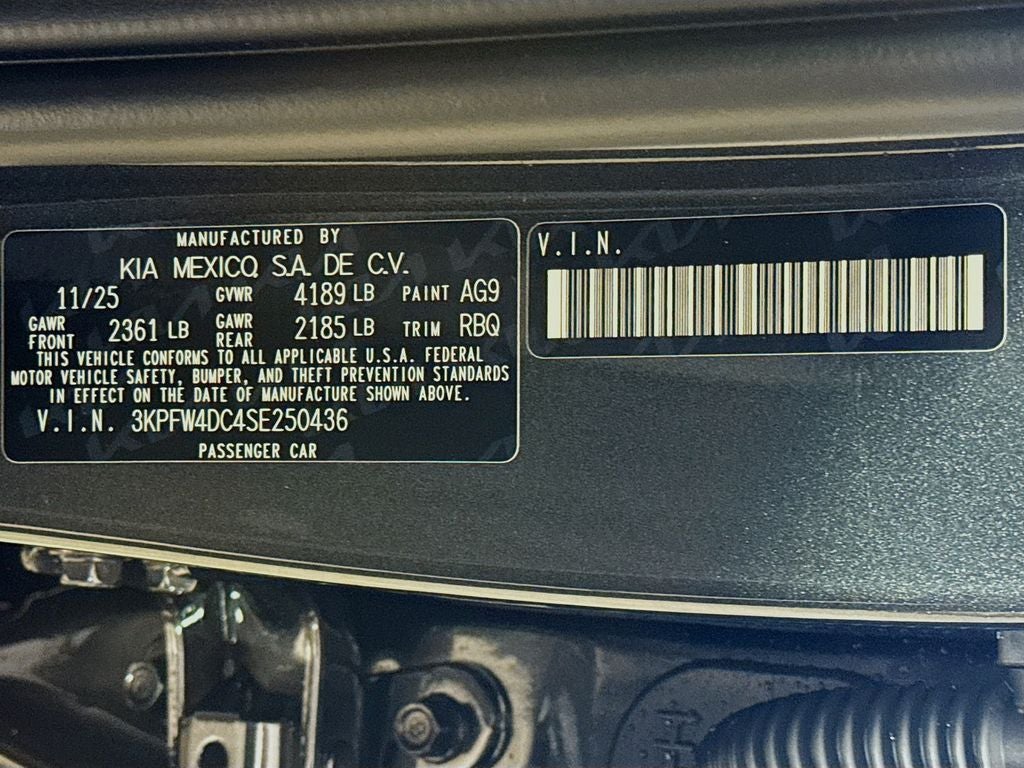 2025 Kia K4 GT-Line Turbo