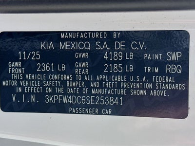 2025 Kia K4 GT-Line Turbo