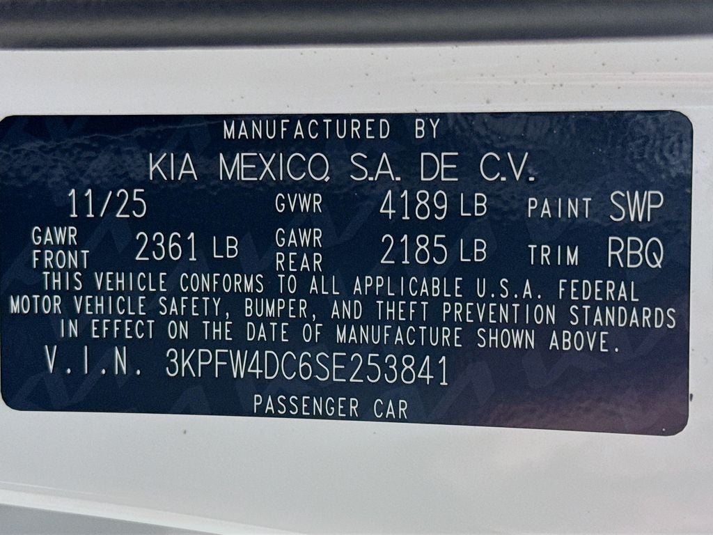 2025 Kia K4 GT-Line Turbo