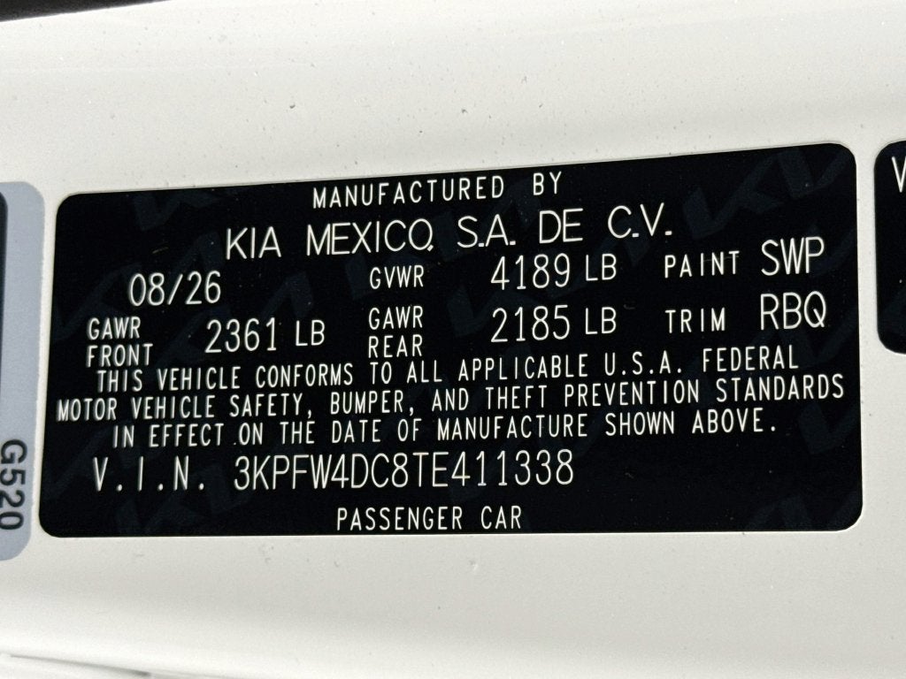 2026 Kia K4 GT-Line Turbo