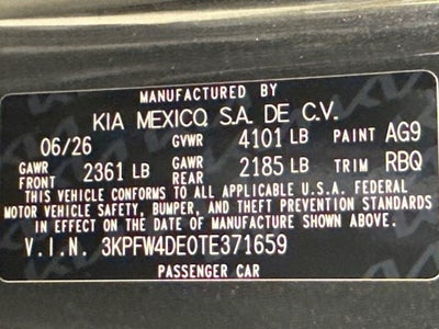 2026 Kia K4 GT-Line