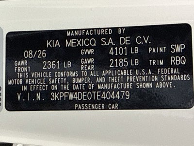 2026 Kia K4 GT-Line