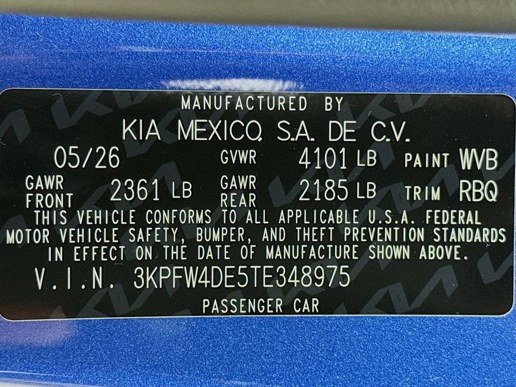 2026 Kia K4 GT-Line