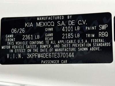 2026 Kia K4 GT-Line