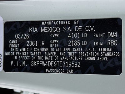 2026 Kia K4 GT-Line