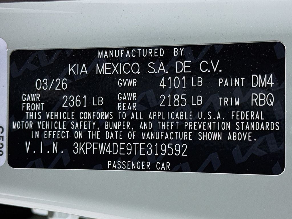 2026 Kia K4 GT-Line