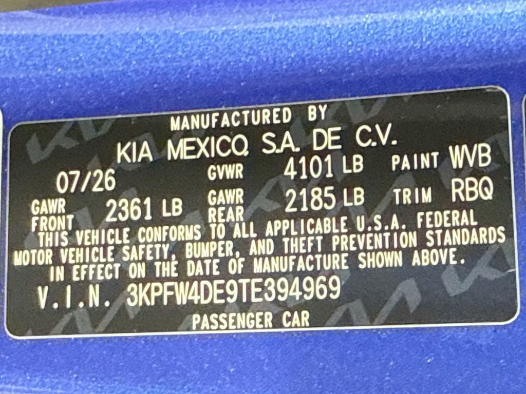 2026 Kia K4 GT-Line