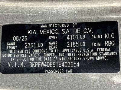 2026 Kia K4 GT-Line