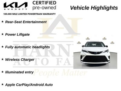 2021 Toyota Sienna XSE 7 Passenger