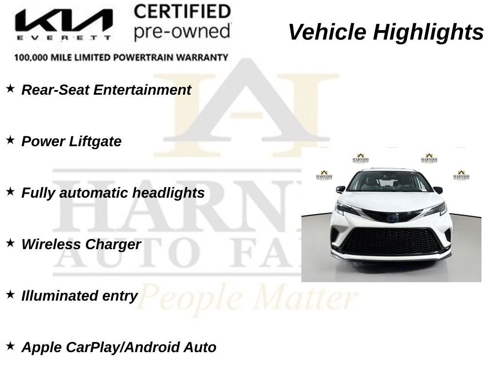 2021 Toyota Sienna XSE 7 Passenger