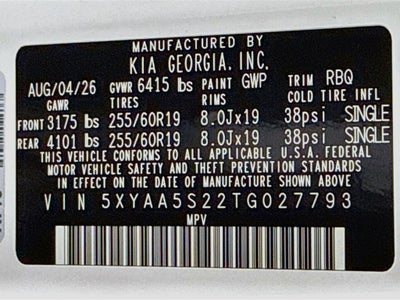2026 Kia EV9 Light