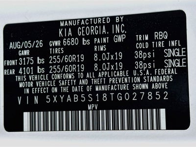 2026 Kia EV9 Light Long Range