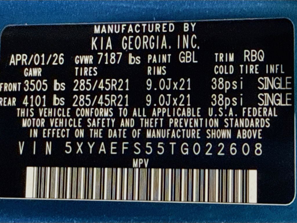 2026 Kia EV9 GT-Line
