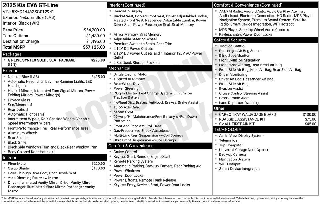 2025 Kia EV6 GT-Line