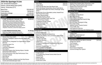 2026 Kia Sportage X-Line