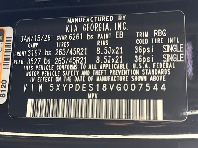 2027 Kia Telluride X-Line SX