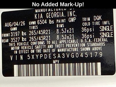2027 Kia Telluride Hybrid X-Line SX