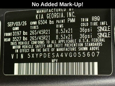 2027 Kia Telluride Hybrid X-Line SX