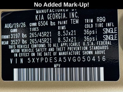 2027 Kia Telluride Hybrid X-Line SX