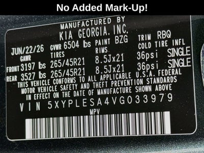 2027 Kia Telluride Hybrid X-Line SX Prestige