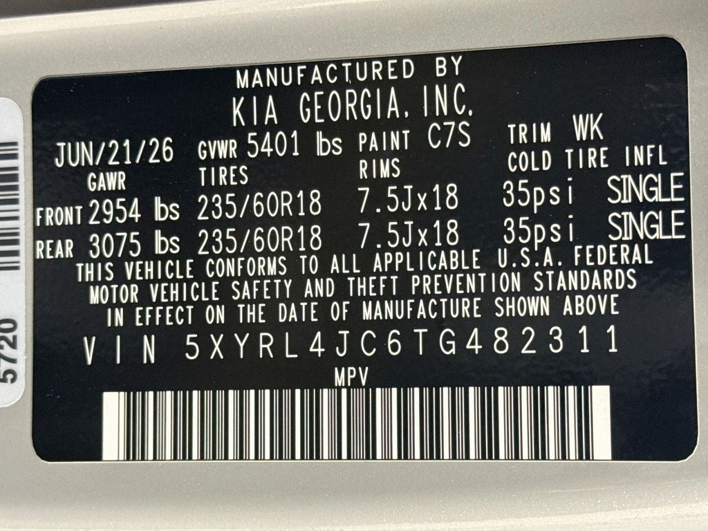 2026 Kia Sorento S