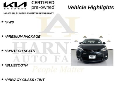 2015 Toyota Corolla S Plus