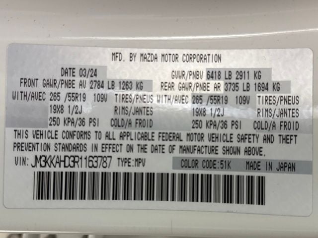 2024 Mazda Mazda CX-90 3.3 Turbo Select